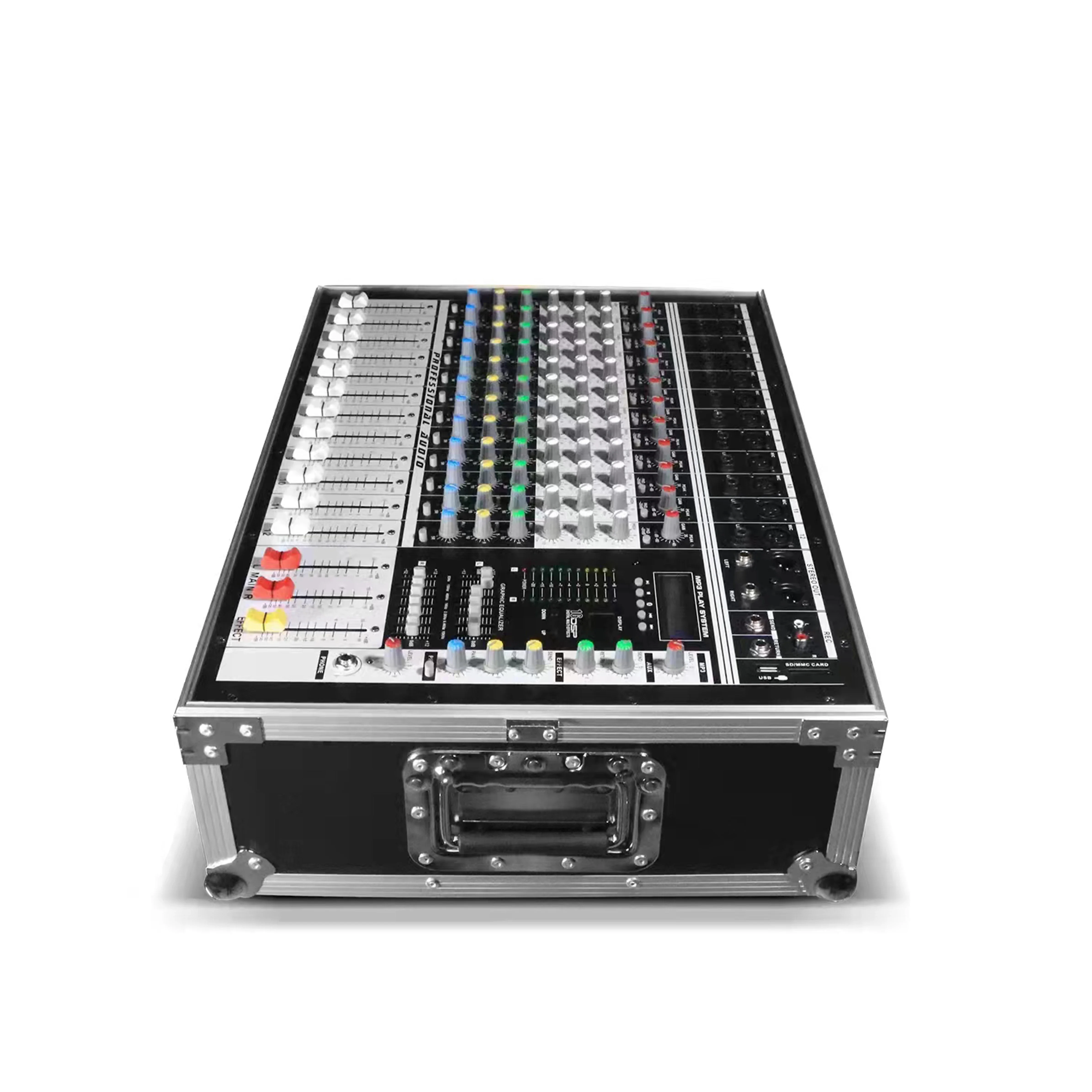 High Quality AKS HKX-8 Digital Mixer Live Sound Mixer With DSP Effect For Stage Performance Or Broadcasting Station