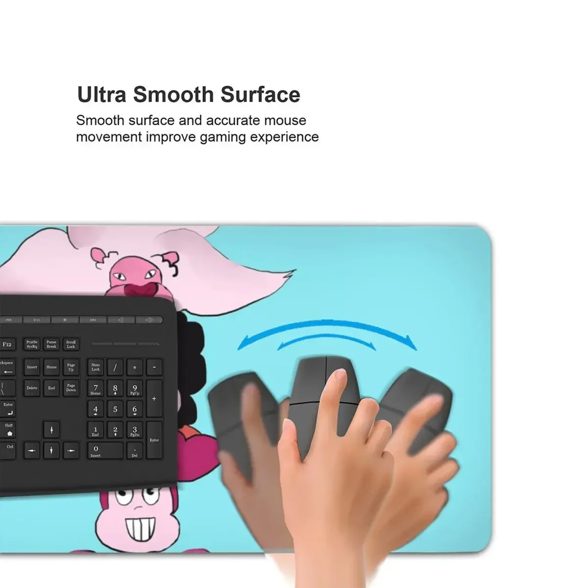 Cutie leão, espinel e steven universo o filme grande mouse pad teclado de computador tapete de mouse gamer pc portátil tapete de mesa tapetes de mesa