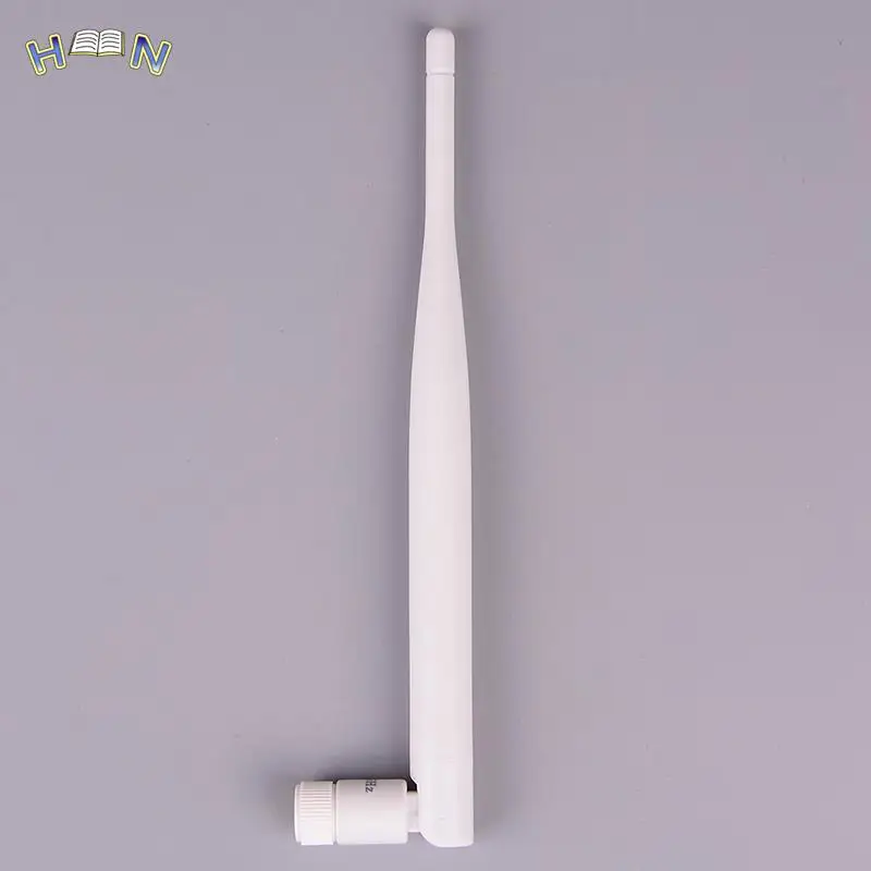 2.4GHz White WiFi Antenna 5dBi Aerial RP SMA Male Connector 2.4g Antenna