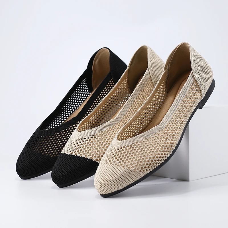 Sepatu Wanita Slip-On Ujung Ru - Women Shoes Jd ulasan dan harga