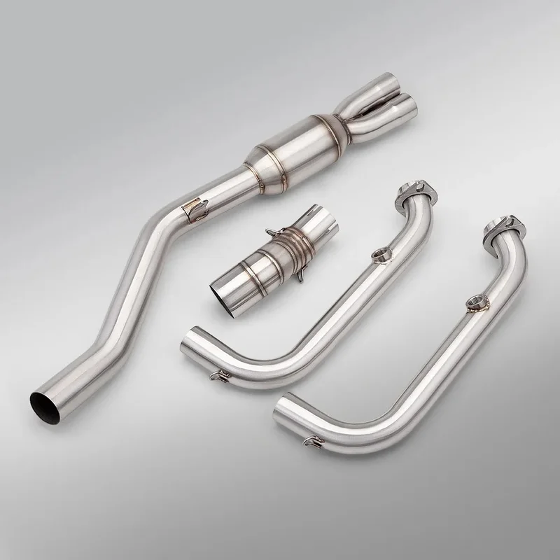 51MM Motorcycle Exhaust Front Pipe Muffler System Connector For CFMOTO 450MT 450SR 450NK 4