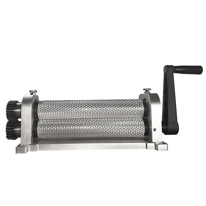 280mm Customized Cell Size Beeswax Foundation Rollers Machine Aluminum Alloy Beekeeping Embossing Machine for Honey Production