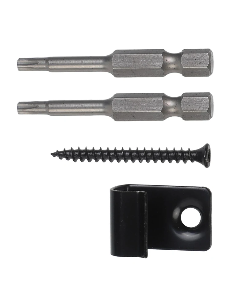 Decking Start Clips Black Decking Clips Rust-Resistant Versatile Use Weather Resistant Good Quality Size As Shown