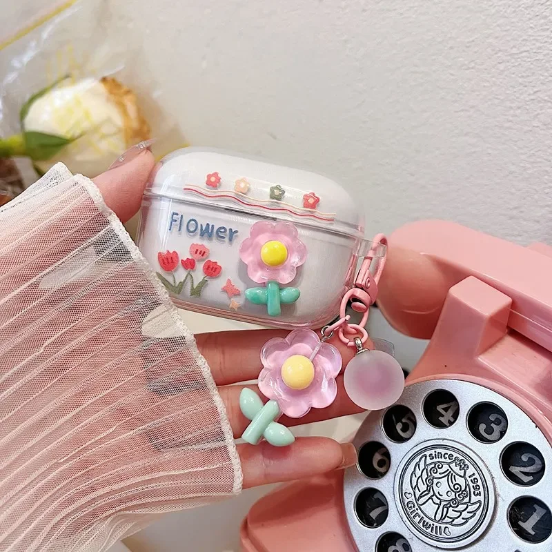 Cartoon Cheese case For Sony LinkBuds S Case WF-LS900N Cute Keychian Silicone Earphones Transparent Cover For Sony Link Buds S