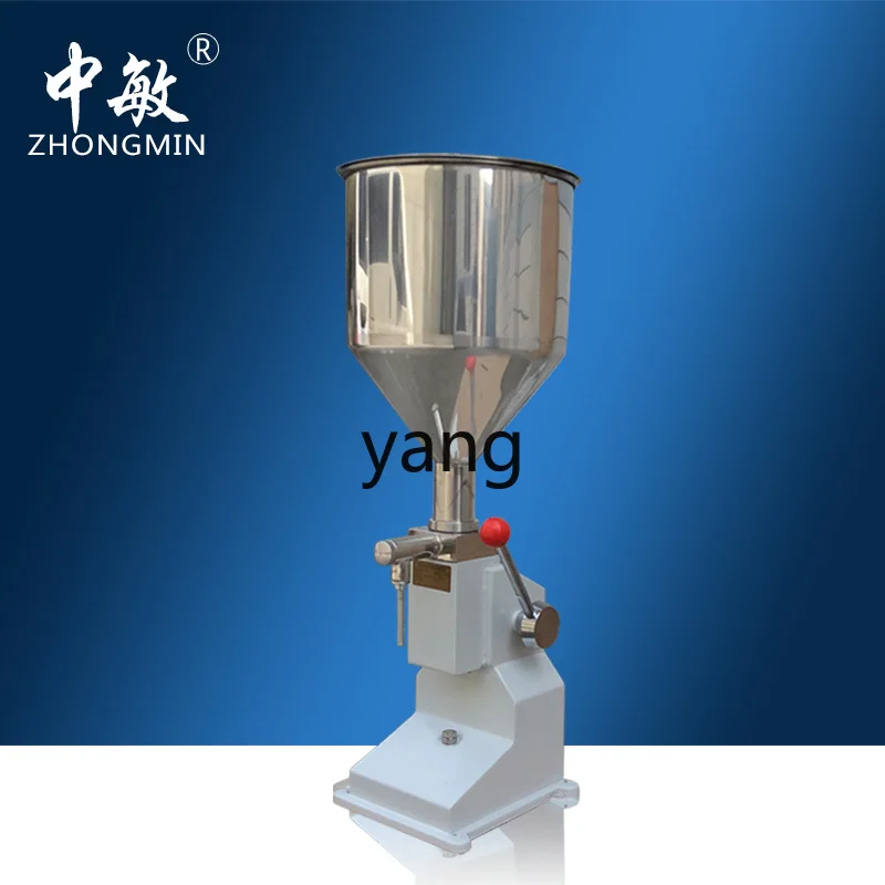 LT Small Hand Pressure Quantitative Liquid Paste Filling Machine Honey Beverage Cosmetics Mini Packaging Machine