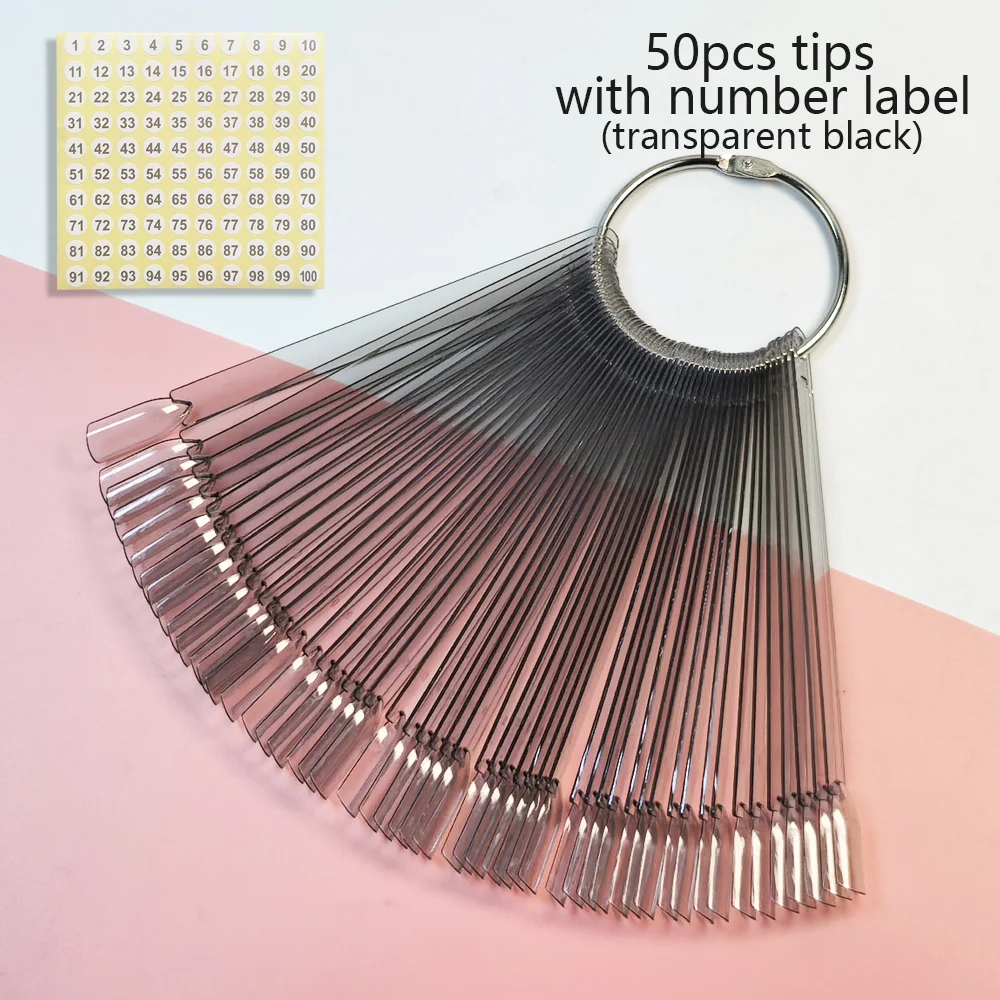 Nagel Display Sticks Nagel Swatch Falsche Nagel Tipps Nagel Gel Polnisch Praxis Klare Natürliche Farben Display Board für Nail art Werkzeuge