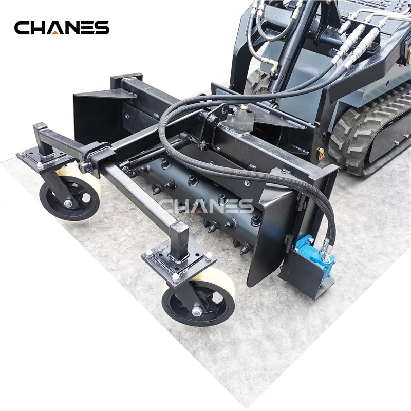 

2023 brand new Harley rake for mini skid steer loader power rake harley rake with universal hitch size fit most brands on market