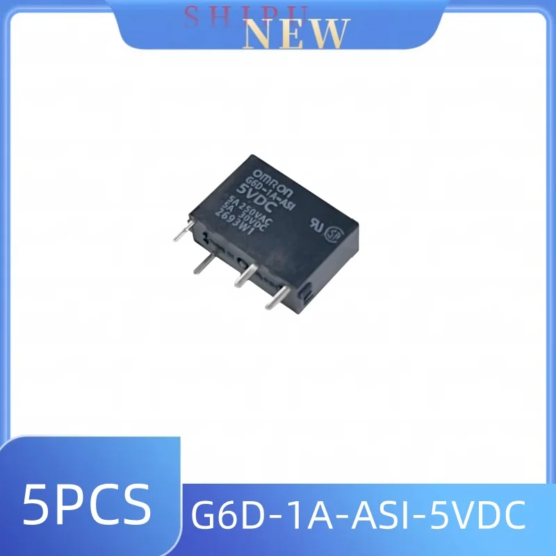 5PCS G6D-1A-ASI-5VDC G6D-1A-ASI-12VDC G6D-1A-ASI-24VDC relay