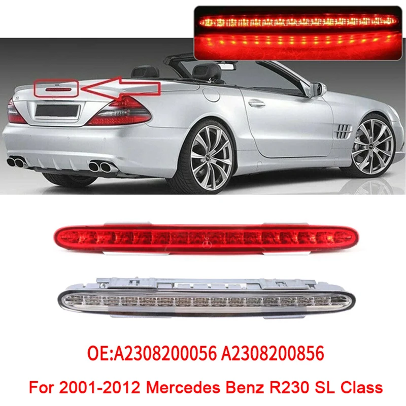 

Для 2001-2012 Mercedes Benz R230 SL Class A2308200056 A2308200856 Автомобильный задний тормоз Предупреждение о столкновении Светодиодный сигнальный светильник