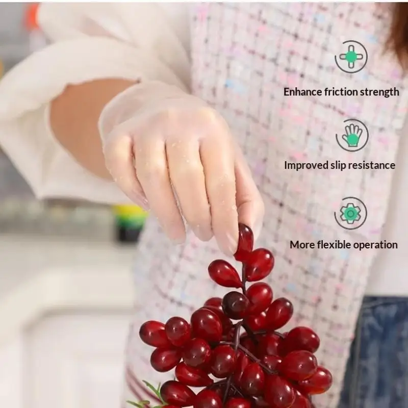 100/200Pcs Disposable PVC Gloves With Powder Free Design And Reliable Quality Perfect For Kitchen Cooking Cleaning Food Handling