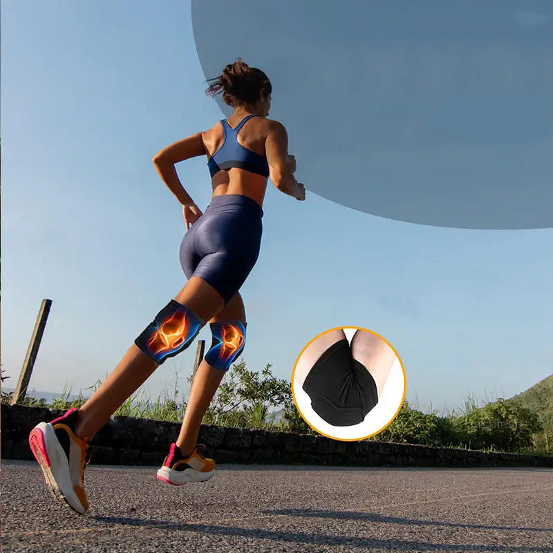 Ginocchiera in spugna da ballo calda pallavolo danza inginocchio anti collisione esercizio addensare ginocchiera sportiva danza ginocchiera pattinaggio