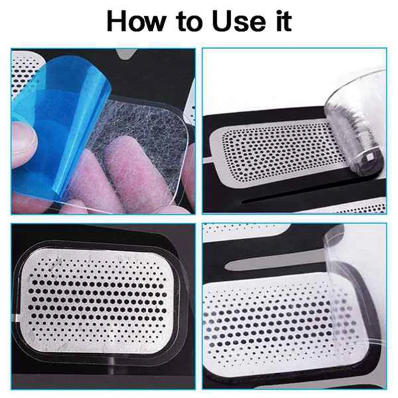 AA2081Simple 80Pcs Gel Pads for EMS Abdominal Trainer Muscle Stimulator Exerciser Slimming Machine Accessories