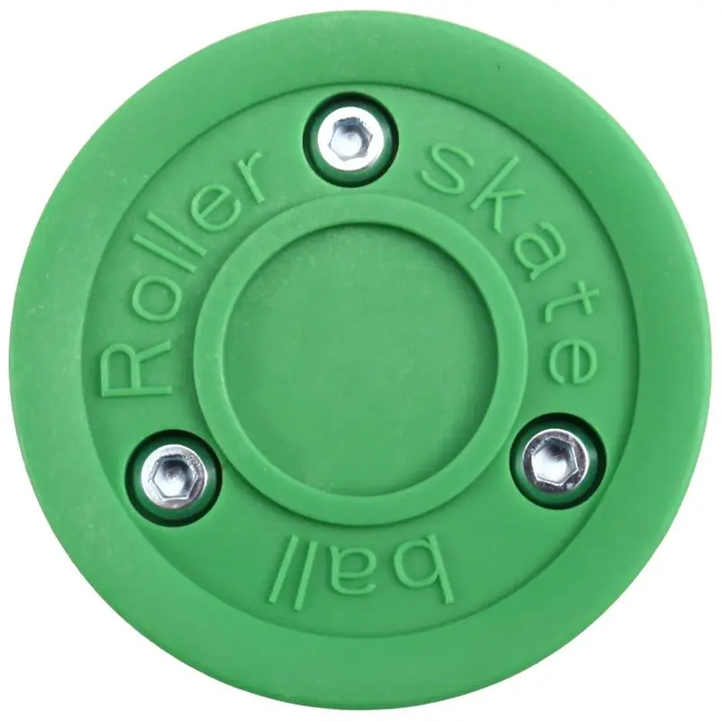 Double-Layer Roller Skating Hockey Puck Training Hockey Flat Ball Round Ball Land Training Ball Dry Land Hockey