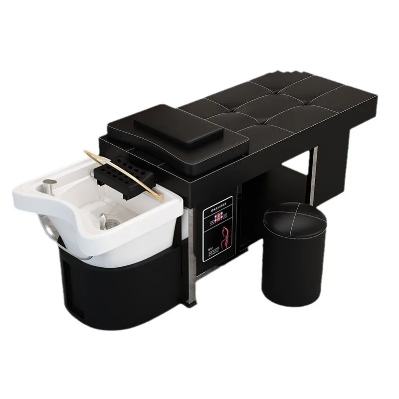 

Ceramic basin head treatment bed, special for beauty salon barber salon, ear-picking water circulation fumigation shampoo bed