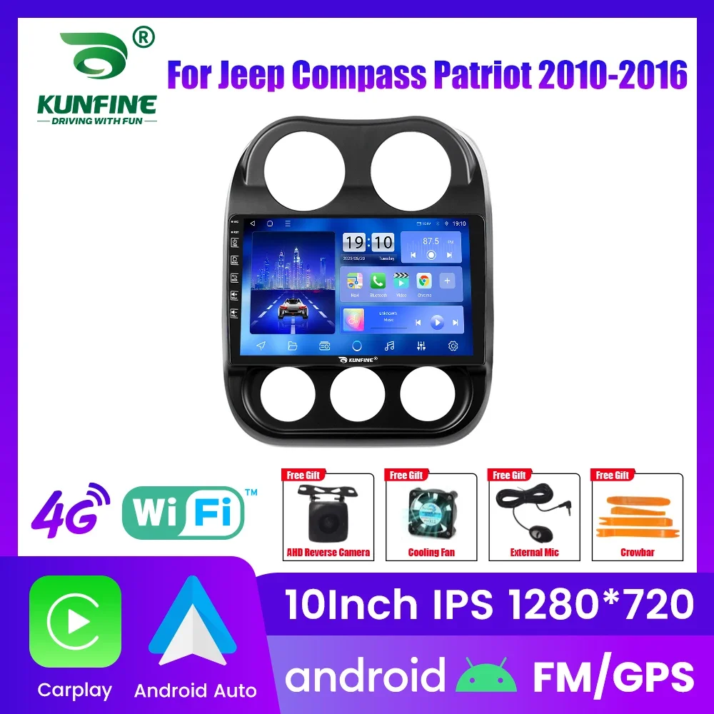 

10.33" Android Car Radio For Jeep Compass Patriot 2010-2016 GPS Navigation Multimedia Video Player Carplay Android Auto Stereo