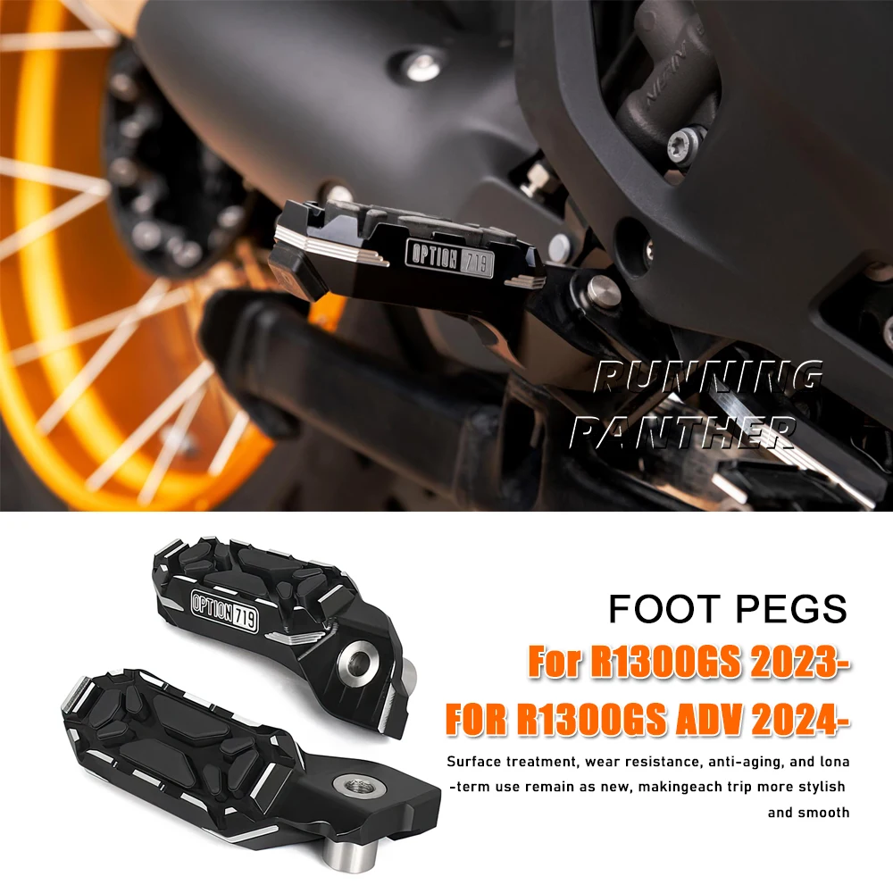 

Motorcycle Accessories CNC Aluminum Rear Foot Brake Pedal Lever Kit 2023 2024 2025 For BMW R1300GS GS1300 R 1300 GS Adventure
