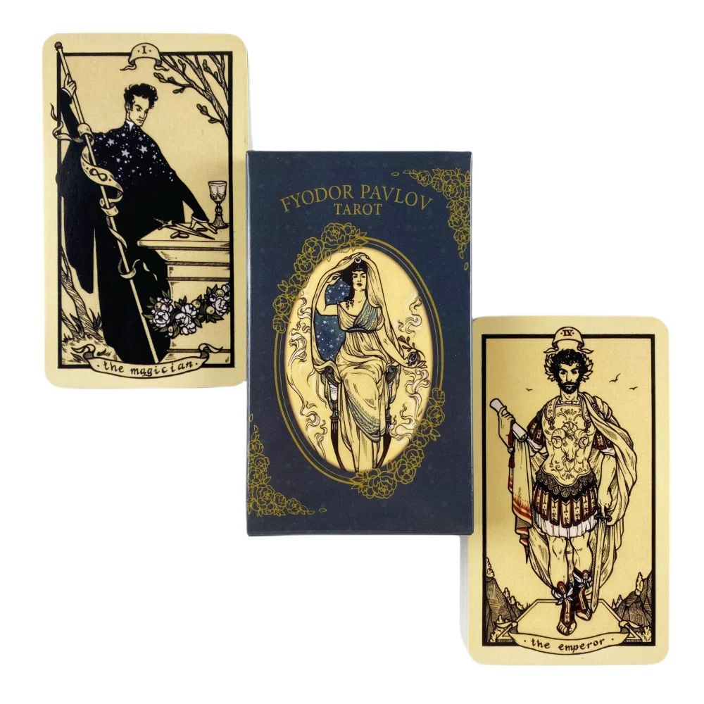 78-teiliges Fyodor Pavlov Tarot-Kartenset Orakel-Tarot Psychische Karten für Wahrsagerei und Zukunftsdeutung – Detail 6