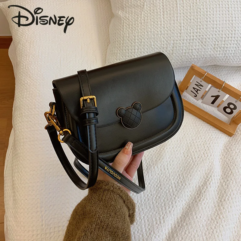 Disney Mickey nowa damska torba Crossbody modna wysokiej jakości damska torba do przechowywania w jednolitym kolorze uniwersalna torba na zakupy dla