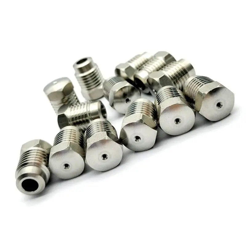 3/8 Inch Stainless Steel Cleaning Nozzle High Pressure Jet Spray Head for Gemstone Washing Machine Pipeline Surface Cleaning