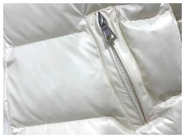ZOETOPKID 4-14 Jahre Mädchenjacke Winter Neue Einfarbige Dicke Warme Kapuzenjacke mit Reißverschluss für Teenager Jungen Baumwoll-Daunenjacke – Detail 8