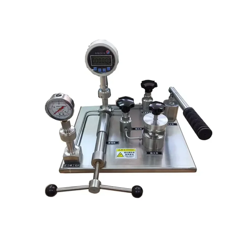 Liquid Pump Testing Equipment Pressure Gauge Calibration Bench