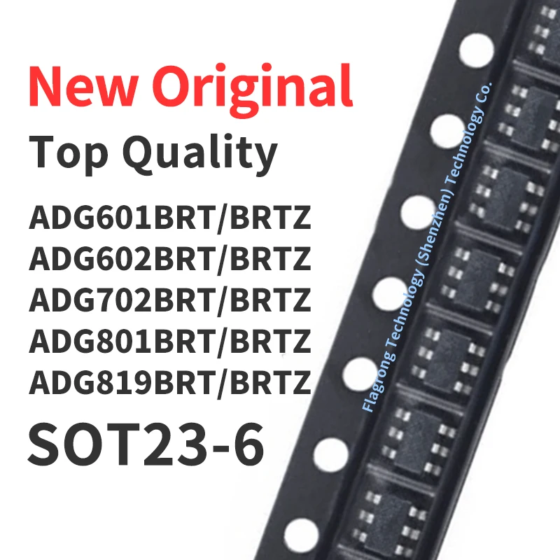 (1 Pcs) ADG601BRTZ ADG602BRTZ ADG702BRTZ ADG801BRTZ ADG819BRTZ Silkscreen STB S18 S4B S06 SBC SOT23-6 Chip IC