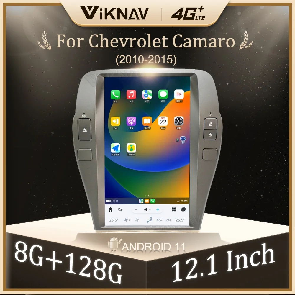 

Android 11 Head Unit For Chevrolet Camaro Car Radio 2010-2015 Multimedia Player Carplay Android Auto Stereo Replacement