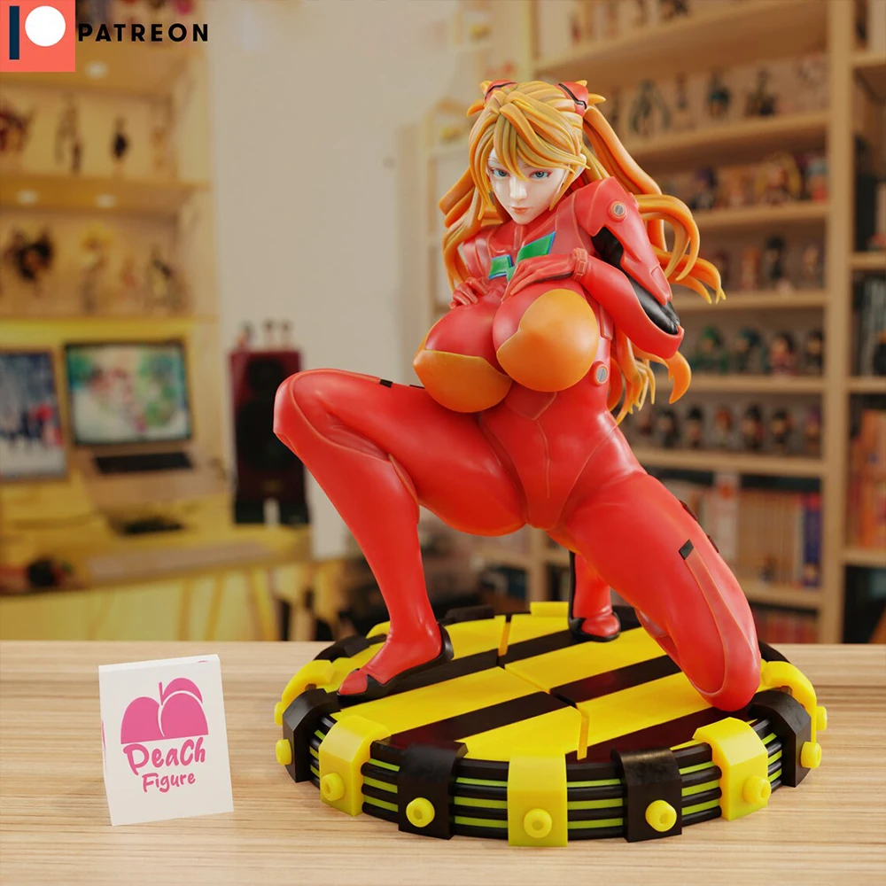 1/24 3d Printing Model Kit Asuka Nsfw Beautiful Girl Resin Figure Model Kit DIY Miniature Reduction Statue Unpainted Kit Toys