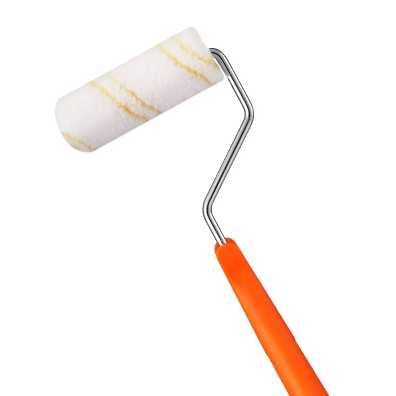 طقم أسطوانة طلاء مكون من 19 قطعة مع بكرات طلاء مقاس 4 بوصة و9 بوصة وصينية طلاء لطلاء السقف على الحائط