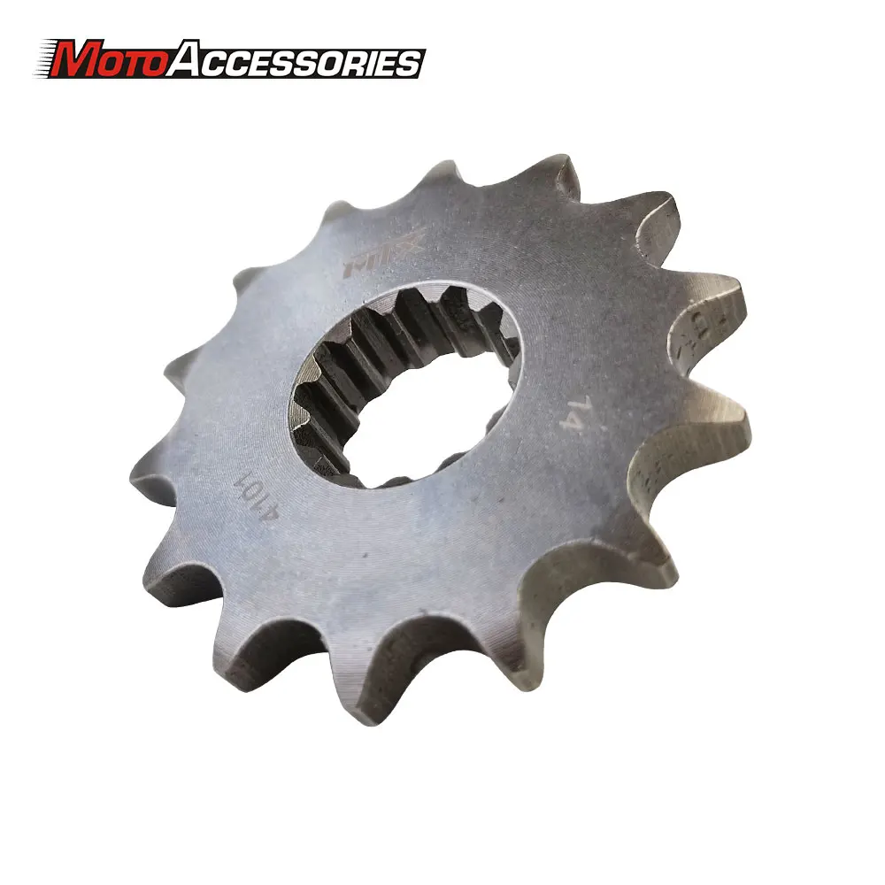 For Suzuki DRZ125 18NC Front Engine Sprocket Motorcycles Chain Sprocket Dirt Pit Bike Motorcycle Accessories