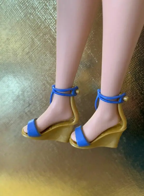 New styles toy shoes high heels flat foot shoes purple for your Tall and curvy BB dolls BBIAB1