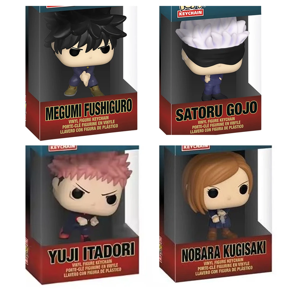 Llavero de bolsillo Yuji Satoru Gojo figura modelo llavero juguete Jujutsu Kaisen