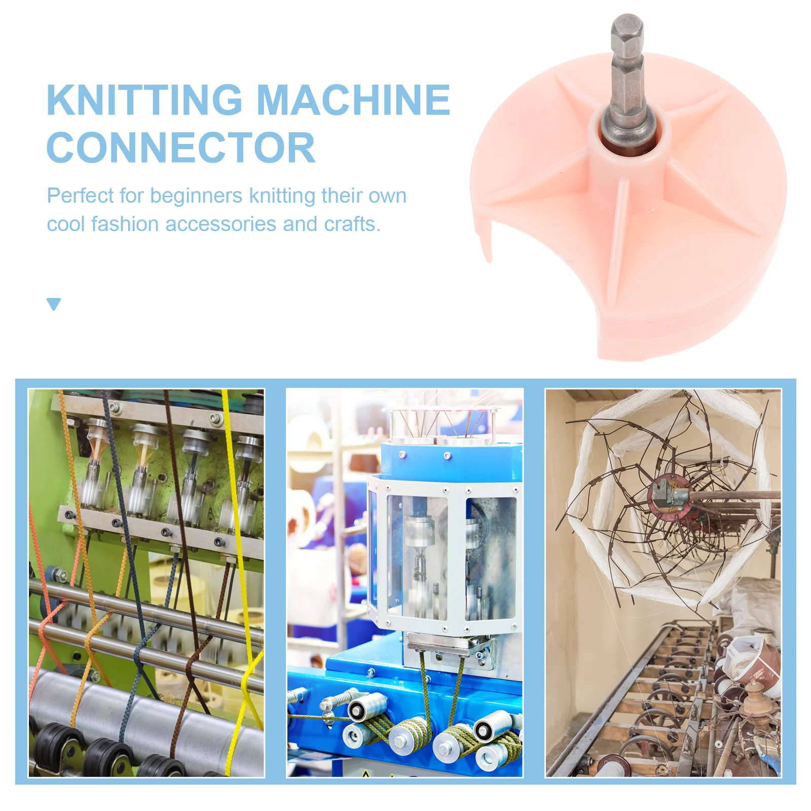 آلة الحياكة المدمجة مقبض محول للمنزل الحياكة كرنك مقبض محول آلة كرنك Diy بها بنفسك أداة إمدادات الخياطة الحرفية #6