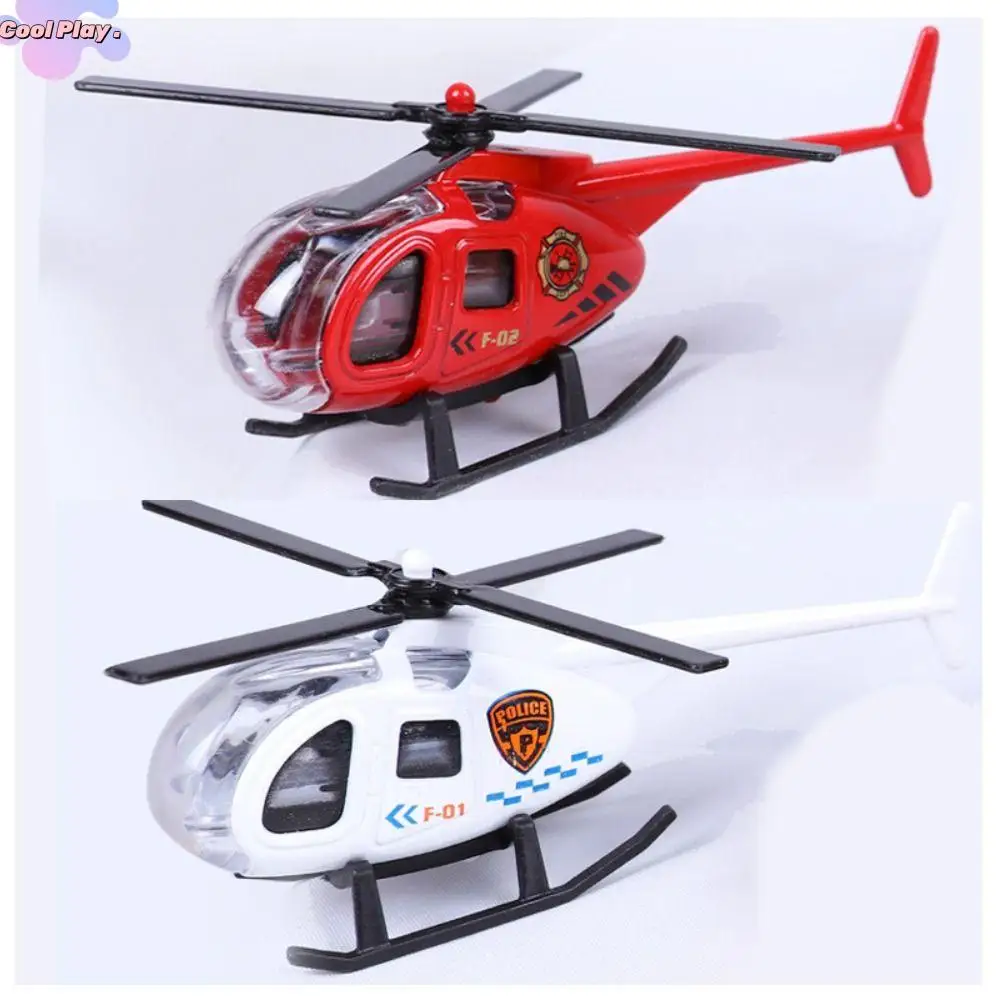 Toy Photography Props Home Ornaments Diecast Helicopter Toy Helicopter Model Toys Simulation Helicopter Alloy Airplane Model