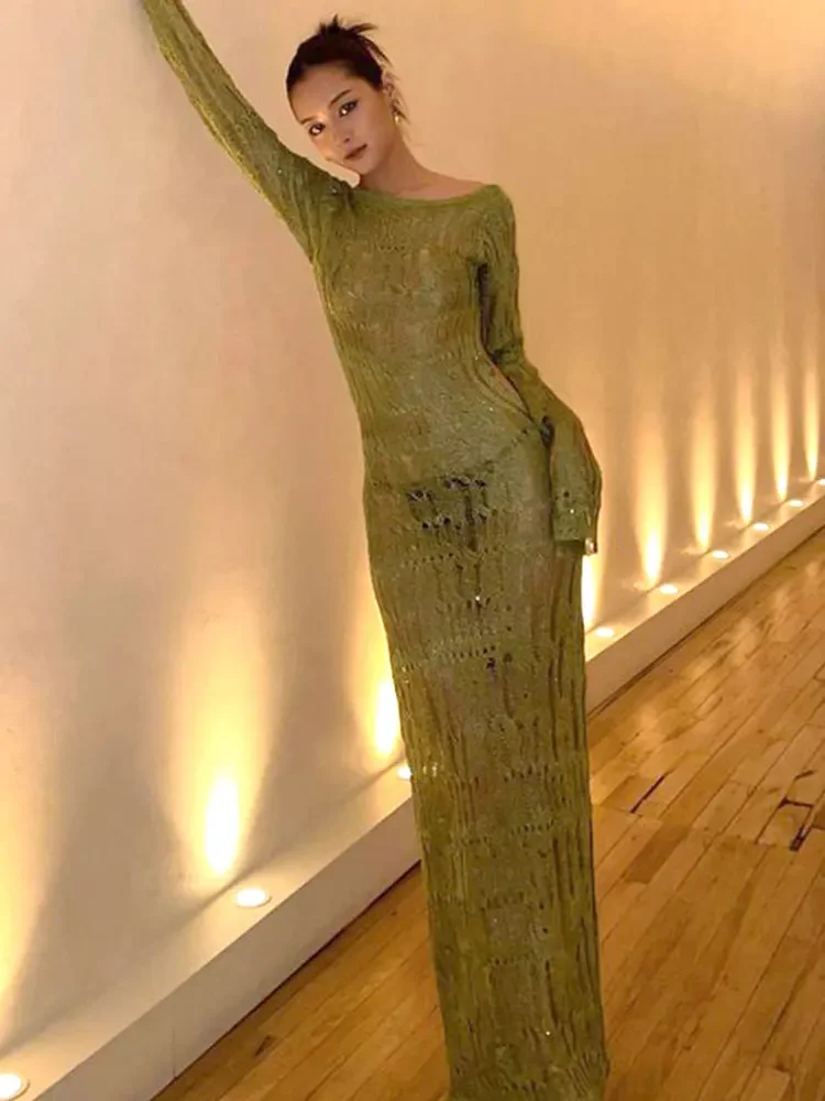 الصيف مثير عارية الذراعين سليم قطع حفلة الشاطئ فستان ماكسي متماسكة بحر النساء بركة عطلة ملابس السباحة بيكيني الاخفاء A2754