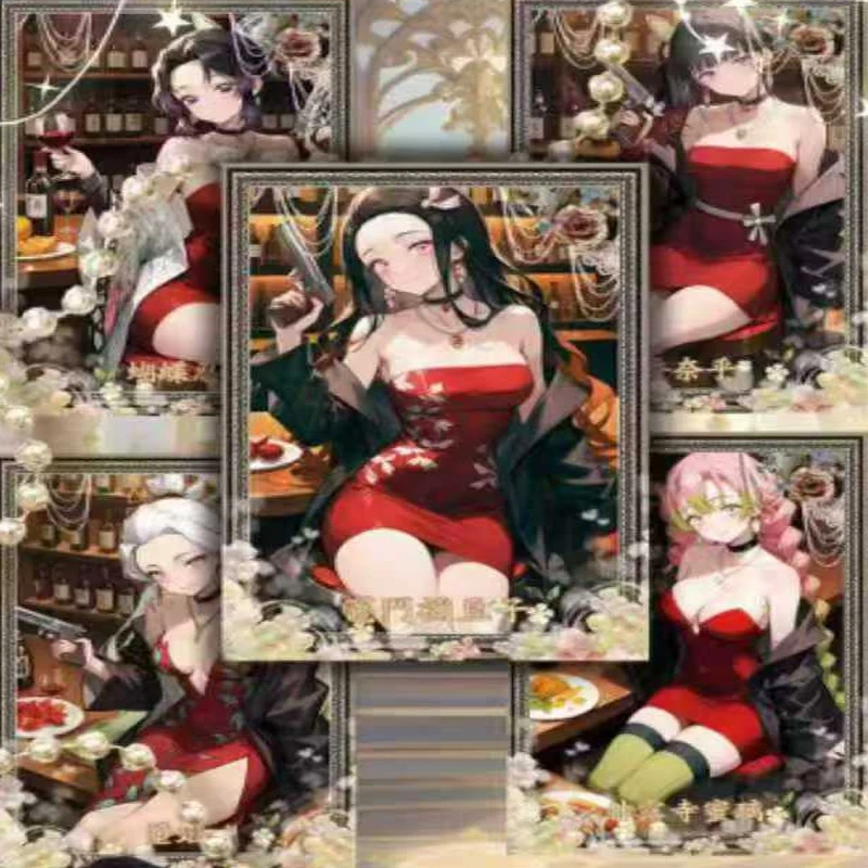 Demon Slayer Acrylic Art Board Set Cards Booster Box Limited Edition SP UR Rare Character Collectible Set For Fans