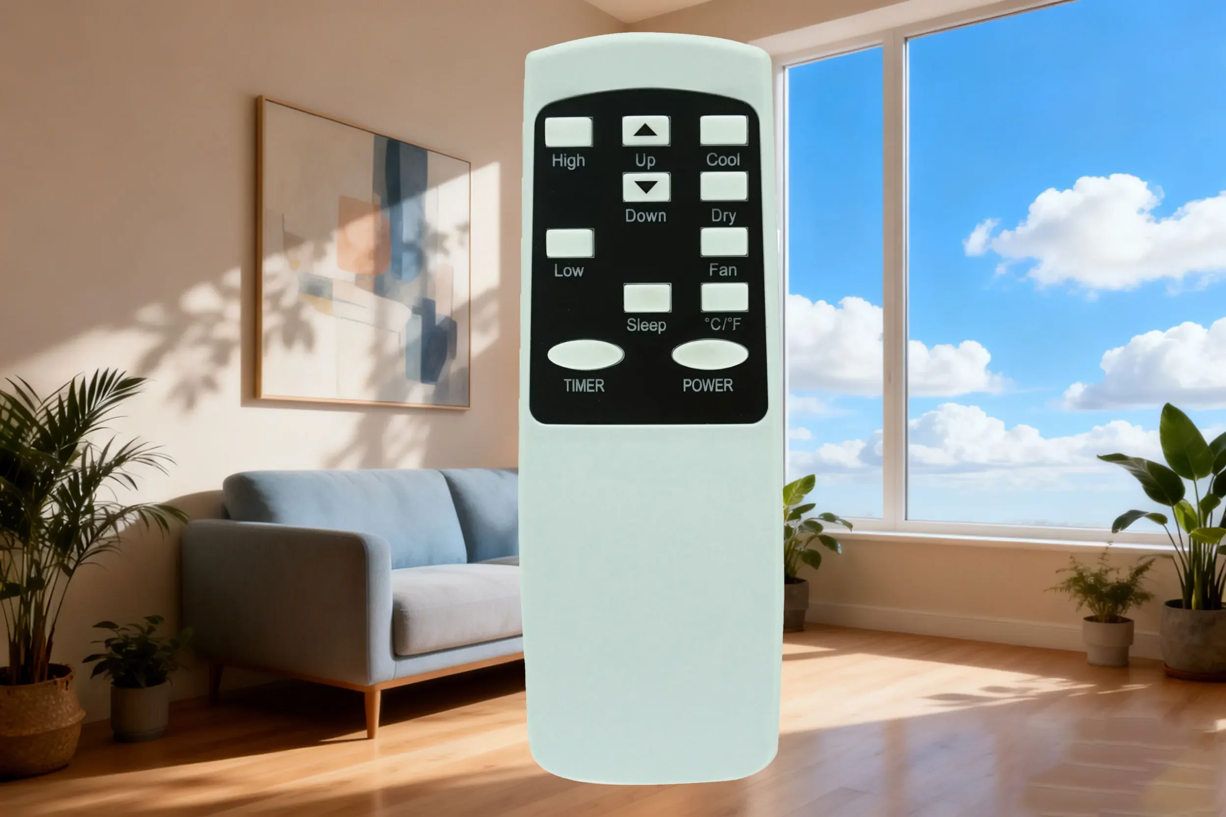 Remote Control For Eberg Rio 2.93KW 3KW & TaoTronics TT-AC004 & Hometronix HTR-160 & FUJIHOME PAC09 Room Window Air Conditioner