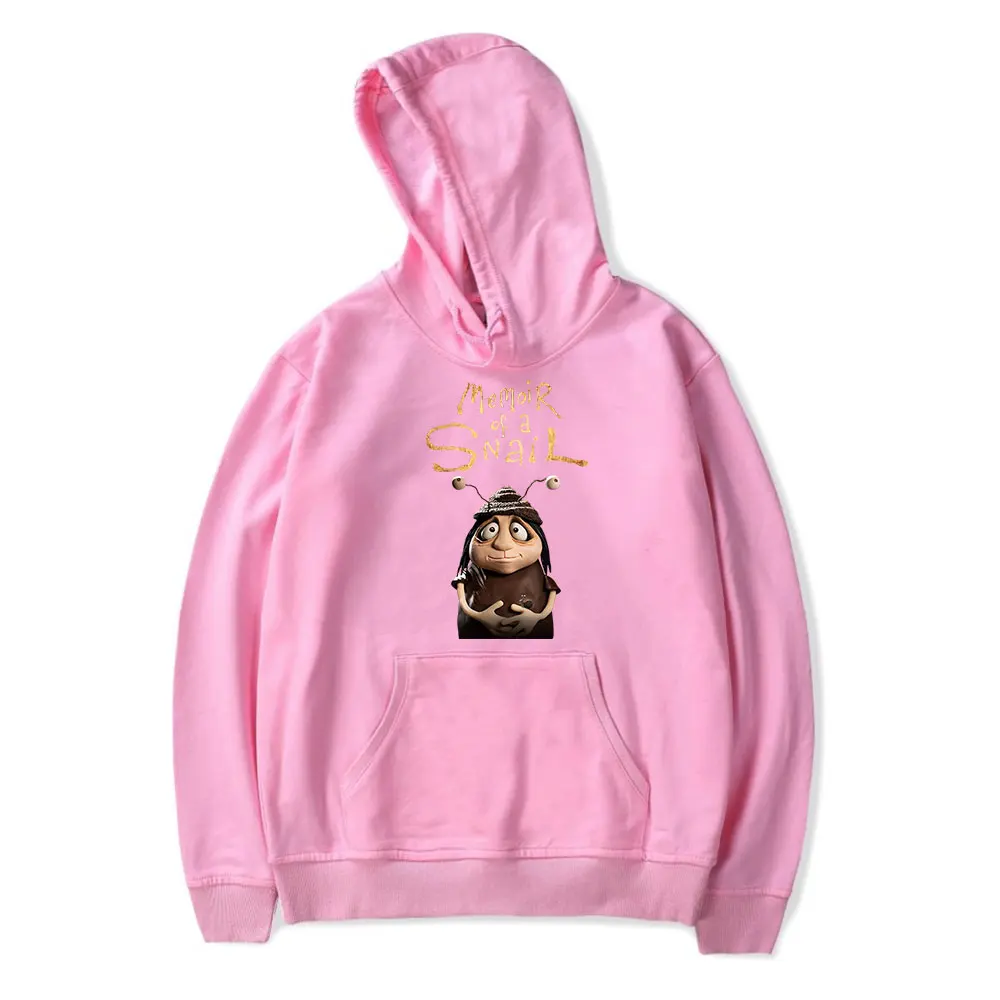 مذكرات الحلزون هوديي ميرش رجل / امرأة الهيب هوب بلوزات طويلة الأكمام مقنعين