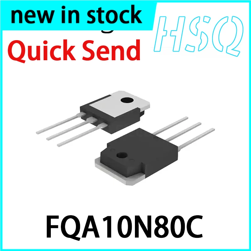 

5PCS FQA10N80C 10N80C New Spot TO-3P N Channel 800V 10A
