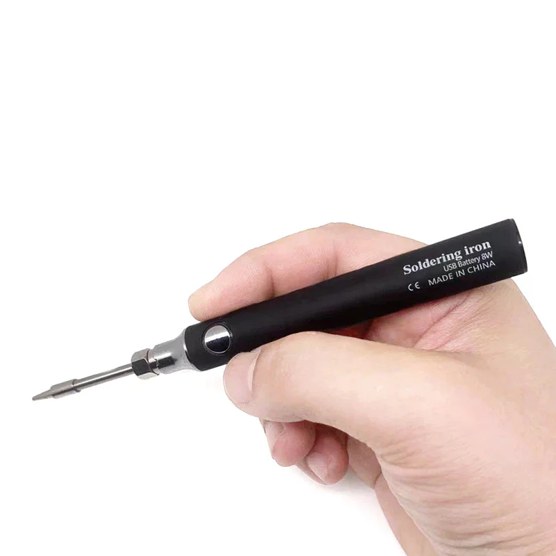 1PC Wireless Portable Mini Soldering Iron Tip USB Battery for Repair Welding Tools