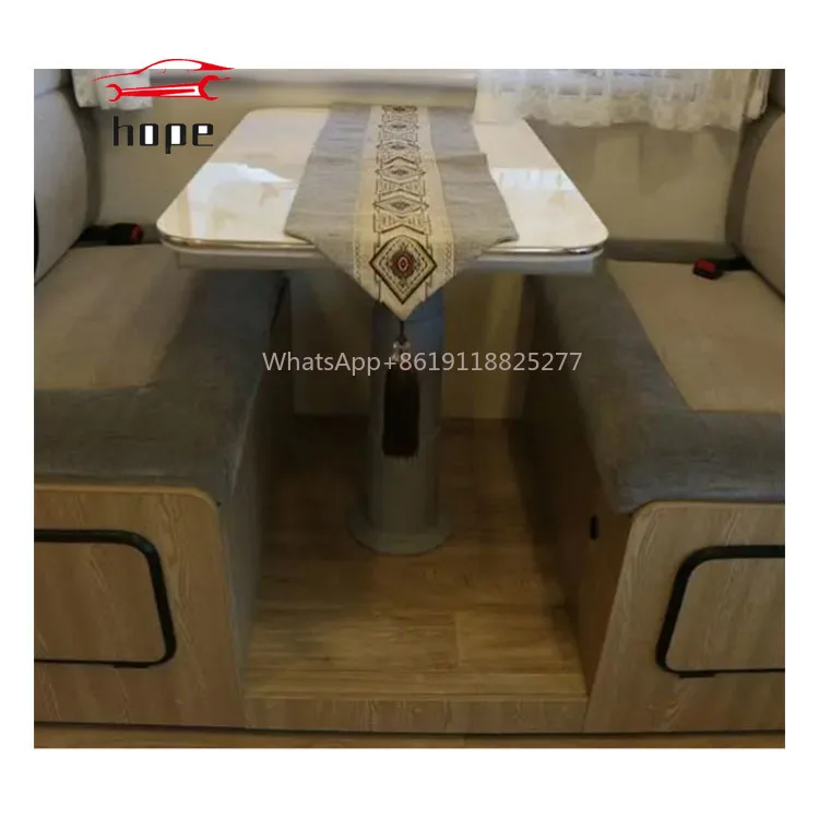 Superior Quality  Aluminum Furniture Accessories RV Motorhome Lagun Table Foldable Dining RV Table