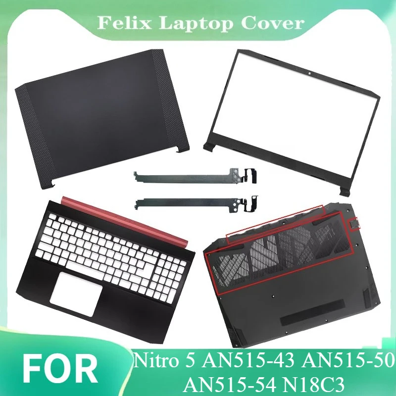 For Nitro 5 AN515-43 AN515-54 N18C3 NEW Top Case Laptop LCD Back Cover/Front Bezel/Palmrest/Bottom Case