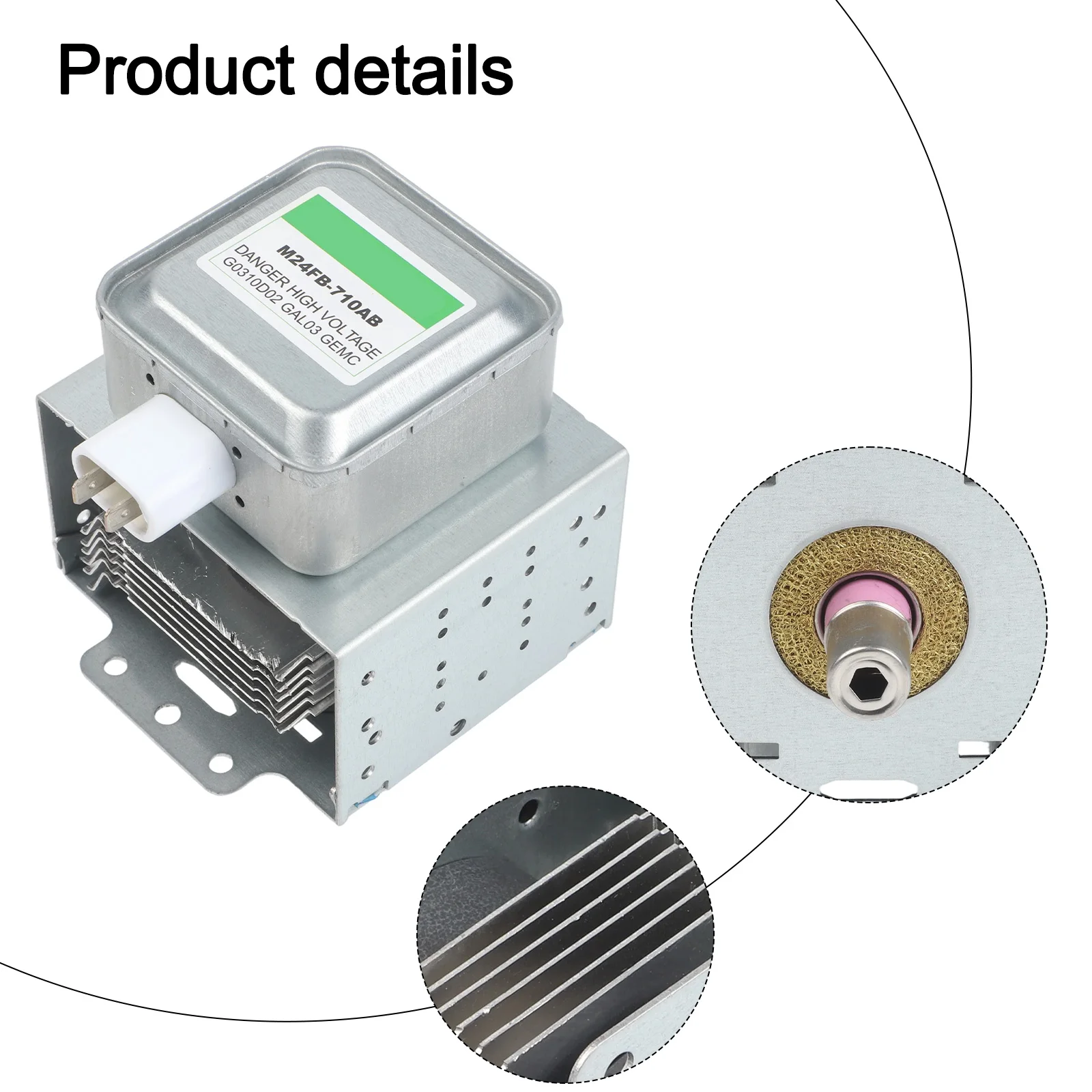 

Microwave Oven Replacement M24FB-710AB Magnetron Microwave Cooking Made Of Metal Shorter Cooking Time Magnetron