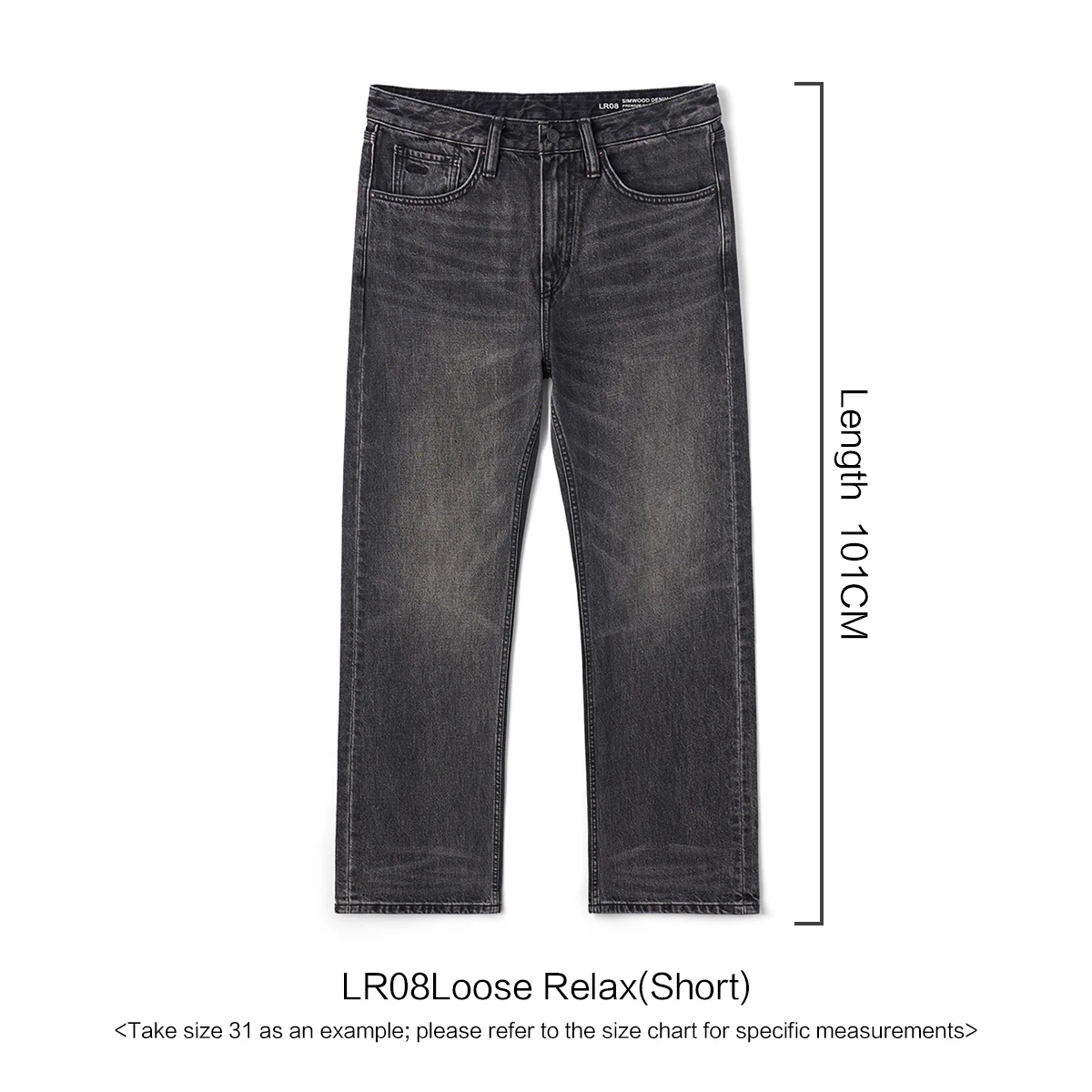 Short Charcoal Black