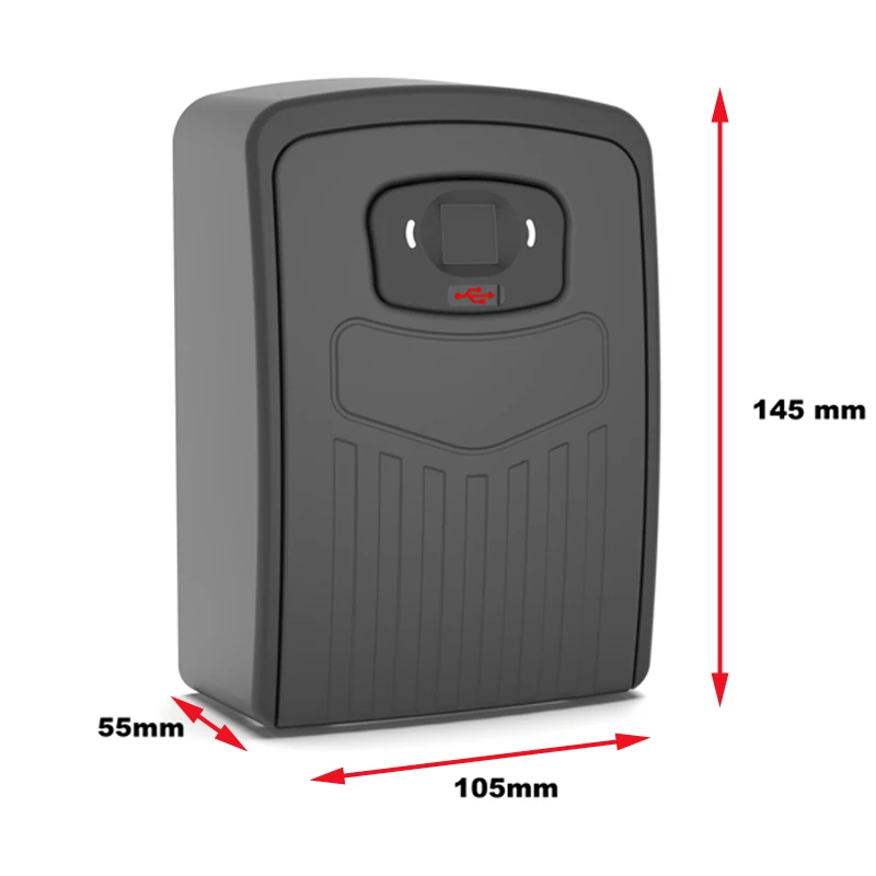 Tuya-Boîte à clés murale, déverrouillage par empreinte digitale et mot de passe, stockage de clés intelligentes, boîte secrète, Bluetooth, vie intelligente, maison, coffre-fort