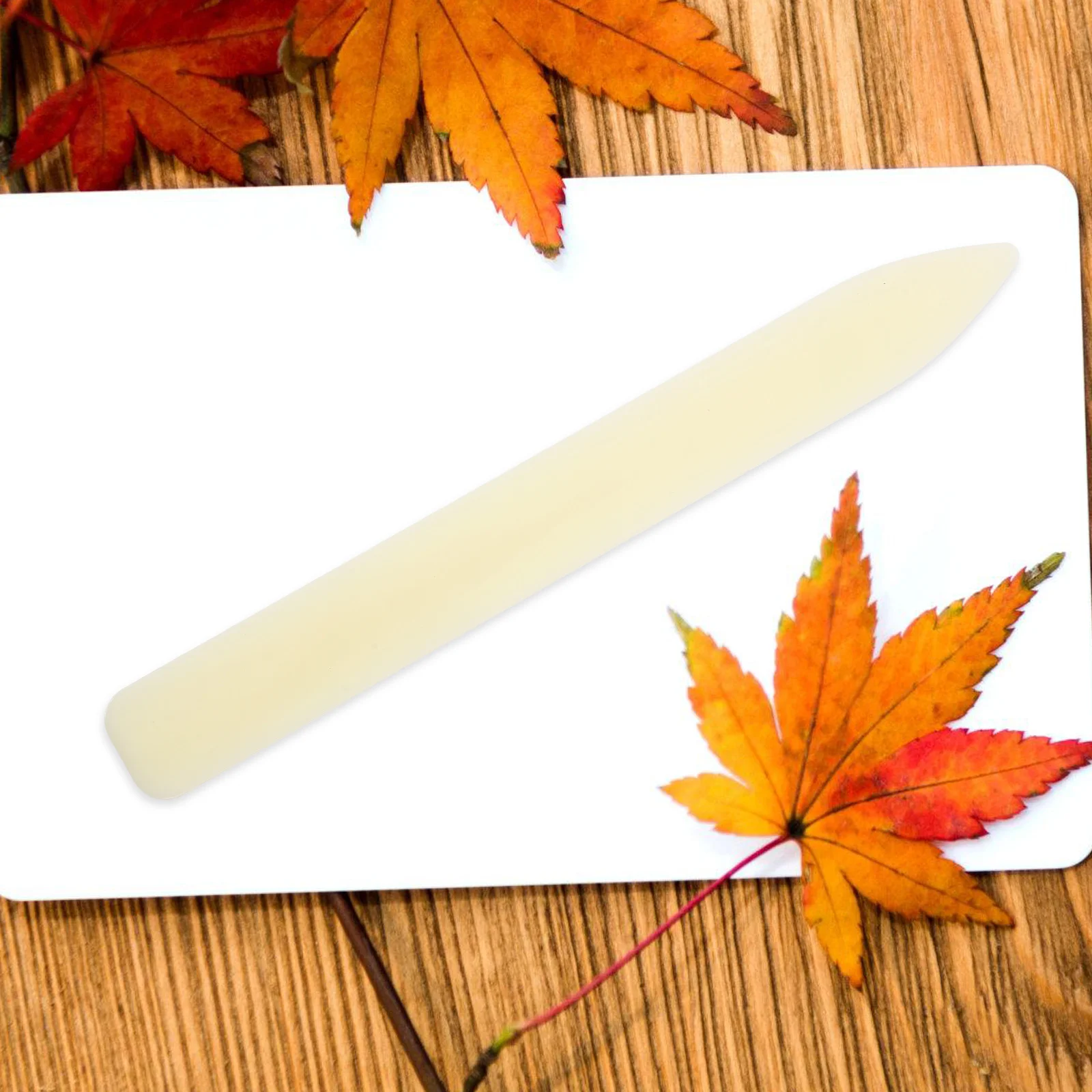 5pcs Plastic Bone Folder Tool Paper Creaser Envelope Letter Opener Bookbinding Craft Scoring Folding Smoothing Lightweight