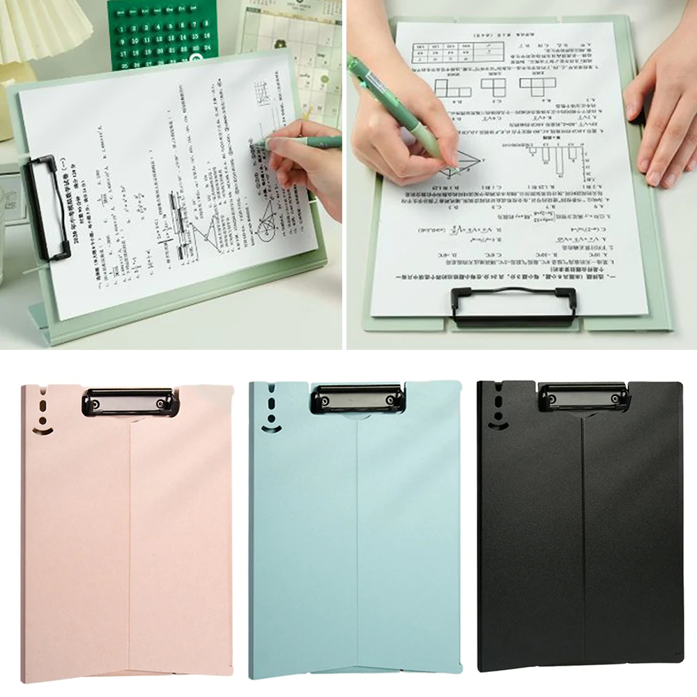 A4 Board Clip Memo Clip Board Portable Folder Creative File Business Writing Pad Classic Clipboard Student Stationery Colorful