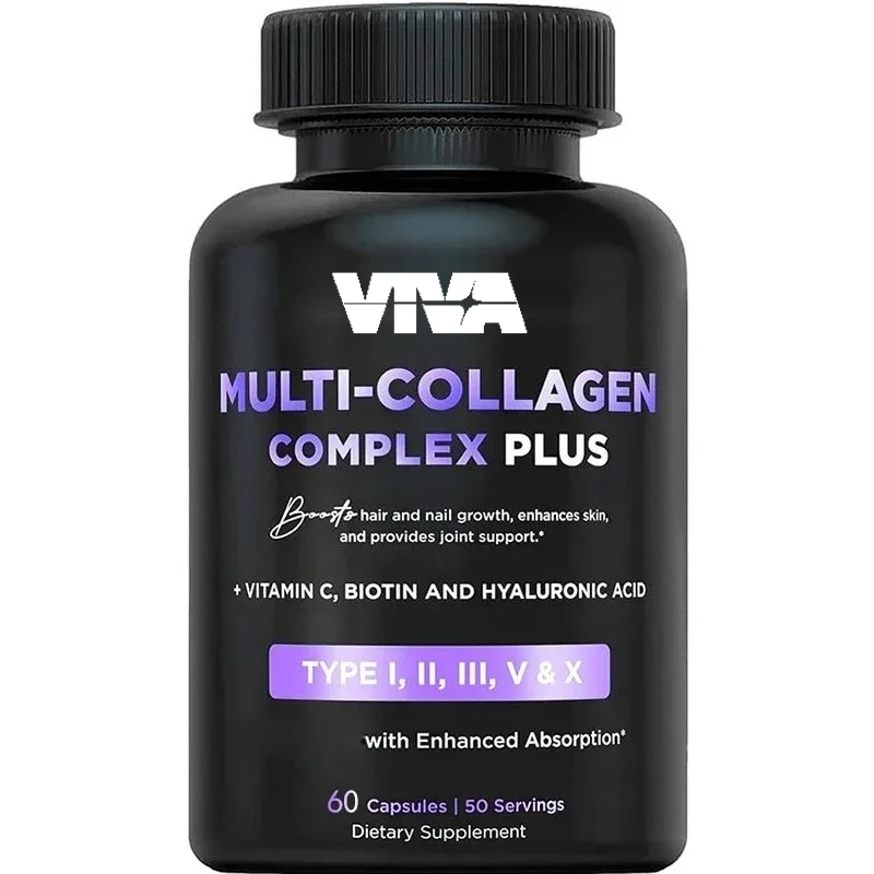 

Мультиколлаген — биотин, гиалуроновая кислота, витамин С — мужской и женский коллаген — добавка для поддержки роста волос — 60 таблеток