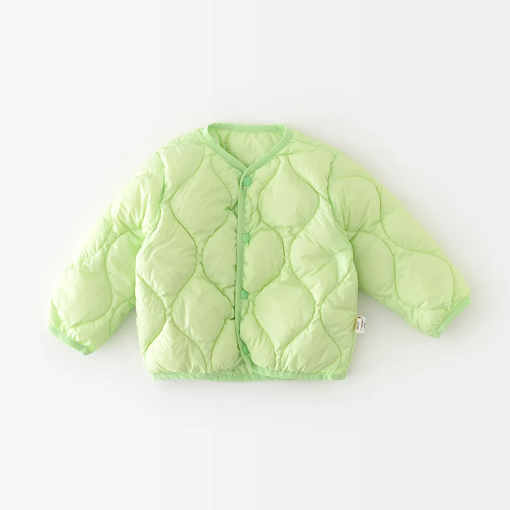 الرضع الفتيان معطف دافئ الأبيض بطة أسفل الفتيات وسادة مبطنة زائد المخملية سميكة ملابس طفل صغير 2025 شتاء جديد طفل أسفل سترة #4