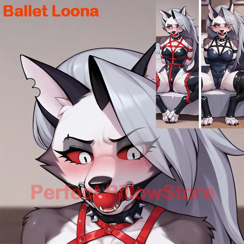 

Dakimakura anime Ballet Loona furry Double-sided Print Life-size body pillows cover Adult pillowcase